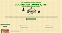 Desktop Screenshot of goodridgelumber.com